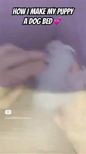 Sewing Trick That Makes the Perfect Dog Bed #sewing #tutorial #hacks