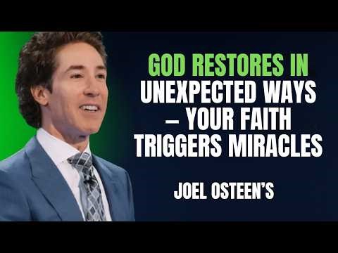 Joel Osteen: God Restores in Unexpected Ways — Your Faith Triggers Miracles