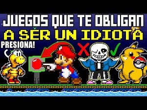 Videojuegos que te Obligan a ser un IDIOTA