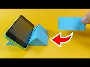 It can be folded! Origami "Folding Smartphone Stand"