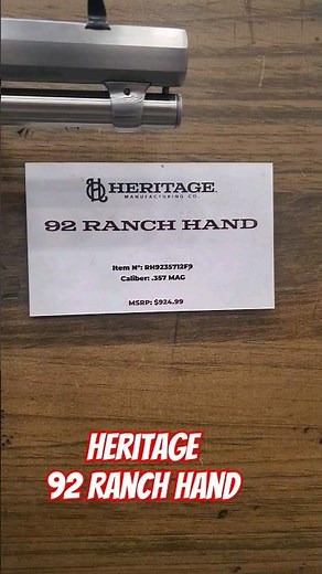 🔥Heritage 92 Ranch Hand🔥 NRAAM 2024