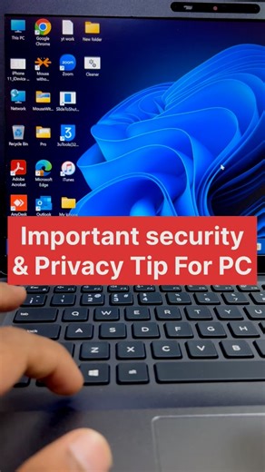 Important privacy tip for Pc ||#computer #window11 #tech #laptop #computer tips #laptoptips #technology #pctipsandtricks #shorts #reelindia #reels #pctips | Techoilyas