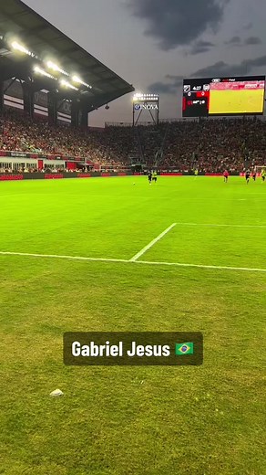 Gabriel Jesus Scores in MLS vs Arsenal Game