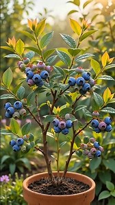 Blueberry Life Cycle 🫐🌱 | From Seed to Fruitful Bush #Shorts #Trending