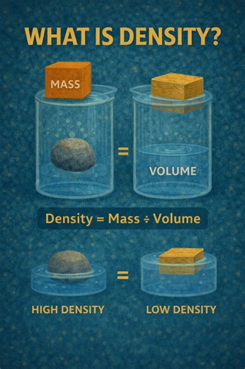 Density: The Science Behind Floating! #WhatIsDensity #DensityConcept #ScienceFacts #PhysicsBasics #LearnScience #STEMEducation #StudySmart #ScienceForStudents #SchoolScience #SehyogAcademy | Sehyog Academy UK | Facebook