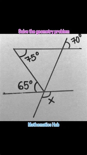 Mathematics Hub on Instagram: "Solve the geometry problem #viralreels #viral #maths #solve"