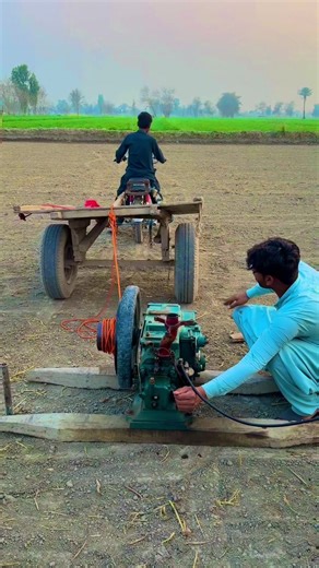 Dangerous Mini Engine Tyre Stunt