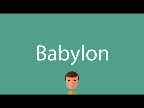 Babylon pronunciation