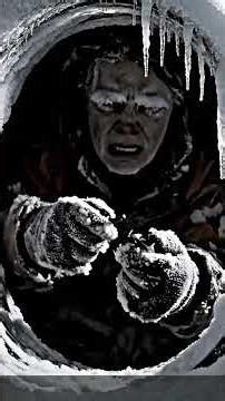 The Aircraft is fallen in the middle of ice area, some passengers still alive #ytshorts #shortvideo