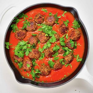 Healthy Mushroom & Lentil Vegan Meatballs