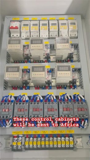 These control cabinets will be sent to Africa #techx #automation #electrical #tudonghoa #tudien