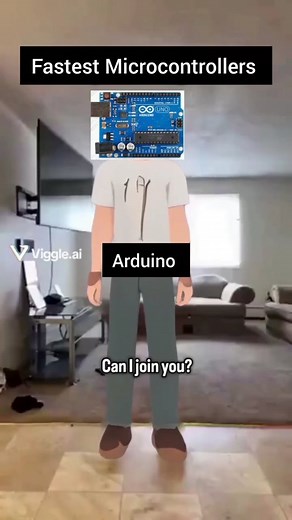 The Mechatronics lad on Instagram: "Day 159 of Posting Mechatronics Daily 🚀💻 When the fast bois 🧠⚡ (ESP32, STM32, Nano) are vibing in MHz… And Arduino UNO tries to sneak in with its 16MHz confidence 💀 UNO be like: "Can I sit with you guys?" Them: "Nope." 👋🤣 #MechatronicsDaily #MicrocontrollerWars #ESP32 #STM32 #ArduinoUNO #EmbeddedSystems #TechHumor #ElectronicsMeme #EngineeringLaughs #MechatronicsMeme #MCUPower #STEMLife #TheMechatronicsLad #DailyEngineering #ProjectStruggles #CodeVibes"
