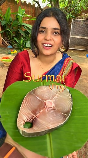 Surmai Fry Tawa Fish Fry King Fish Masala Fry Receipe #shorts #aniketkaykhanar #food #fish #fishfry