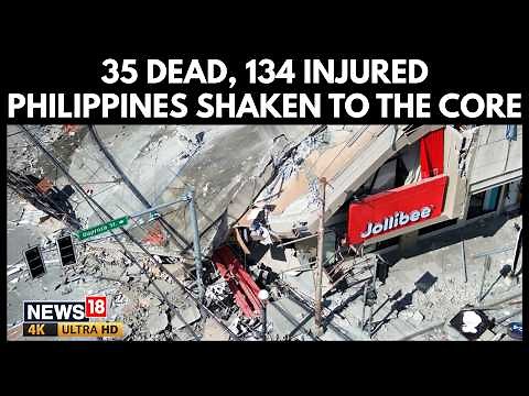 Philippines Earthquake | 7.9-Magnitude Quake Kills 35, 134 Injured | Tsunami Alert Issued | 4K
