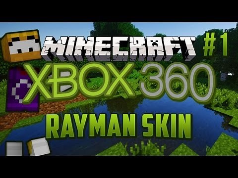 Minecraft Xbox 360 Survival Series w/LittleLizardGaming Ep 1 - Rayman Skin!