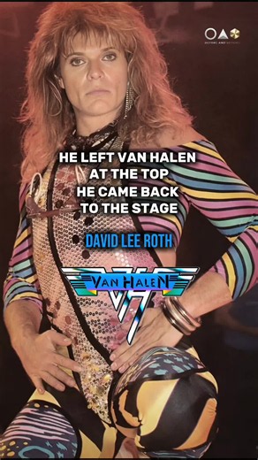 He left Van Halen at the top. He came back to the stage. 🎤 #davidleeroth #vanhalen #jump #hardrock #fyp #80srock