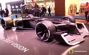 雷诺 RS 2027 Vision Formula 1概念车 - 外观展示 - 2017 法兰克福车展【AutoMotoTube】