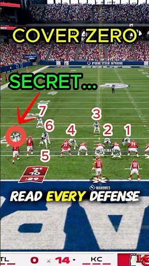 How To Read A Defense Like A Pro in Madden 26! ✅ (EASY) #shorts
