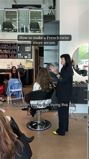 How to make every French twist more secure.