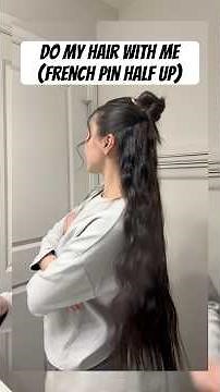 I tried using a french pin again! What hairstyle should I try next?