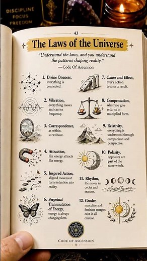 The 12 Laws of the Universe Explained | Code Of Ascension