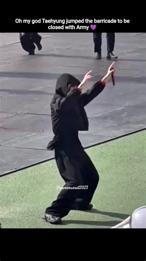 THE JUMP OVER THE BARRICADE BTS SOUNDCHECK DAY 2 IN GOYANG🔥#bts #btsarmy #youtubeshorts #youtuber