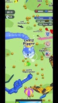 Snake Clash 🐍 VIP Best Gameplay 13200 #snakeclash #games #viralshort