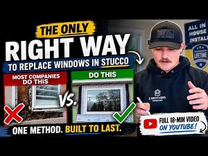 The RIGHT Way to Replace Windows in Stucco (Most Companies Won't Tell You This)