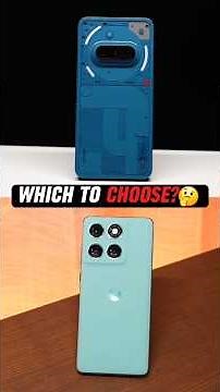 Moto Edge 60 Fusion vs Nothing Phone 3a Comparison: Best Phone Under 25,000