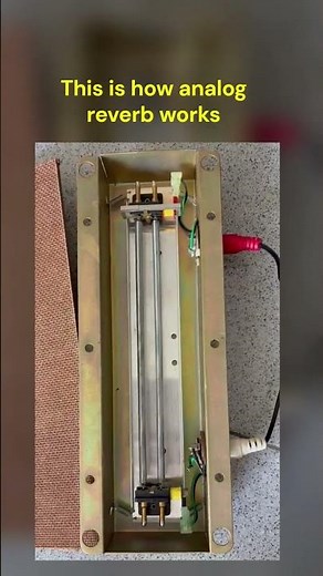 Ever wondered what analog reverb actually looks like?