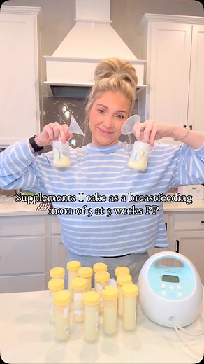 Postpartum Supplements I Take as a Breastfeeding Mom of Three⁣ ⁣ Three weeks postpartum, and my body is deep in the healing and nourishing phase—recovering from a C-section, balancing hormones, and producing milk for twins plus a toddler. ⁣ ⁣ That’s why I’m prioritizing these supplements to support recovery, energy, and milk supply:⁣ ⁣ ✨ Prenatal – My body is still in high demand, and a quality prenatal helps replenish nutrients lost during birth and breastfeeding.⁣ ⁣ ✨ Magnesium Glycinate – A m
