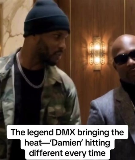 The legend DMX bringing the heat—‘Damien’ hitting different every time! 🐾🔥 #DMX #Damien #fyp #HipHopClassic #LegendStatus”