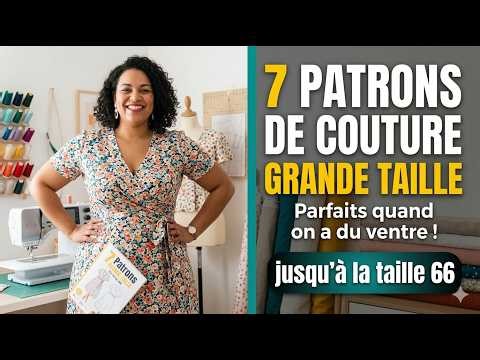 7 plus-size sewing patterns perfect for when you have a tummy #plussizesewing