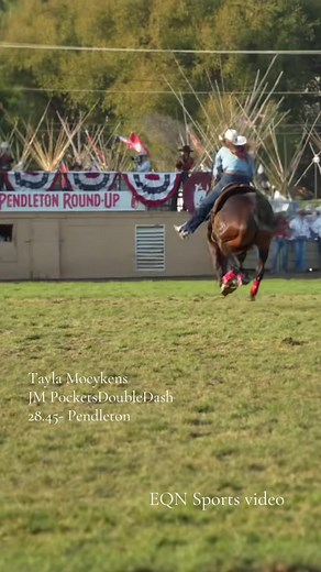 Tayla Moeykens Leads at Pendleton Round-Up with 28.45