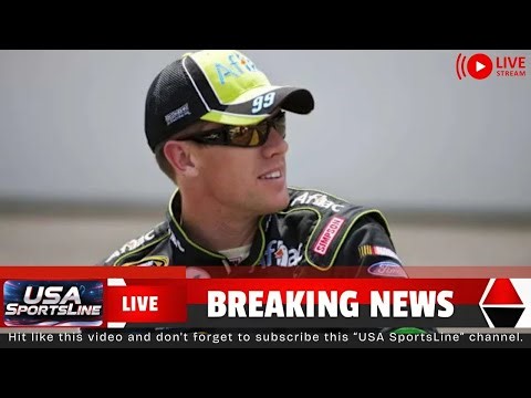 Carl Edwards' SHOCKING Hall of Fame Speech Thanks Rival Kurt Busch। USA SportsLine