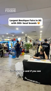 35K views · 123 reactions | ‼️Largest Boutique Fairs in Singapore this weekend! With over 300+ booths, there’s something for everyone! From clothes, to bags and interesting knick knacks, and of course FOOOODDD! Boutique Fairs, F1 Pit Building  21 to 23 March 2025 @boutiquefairssg #singaporefoodie #boutiquefairssg | Singapore Foodie | Facebook