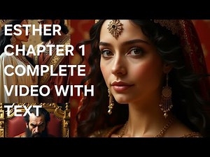 Esther Chapter 1. Complete video with text