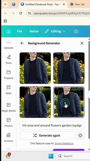How to Use Background Generator in Canva