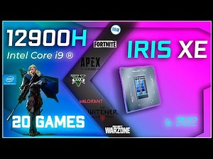 🧿Intel IRIS XE in 20 GAMES (i9-12900H IGPU test) | (Early 2022)