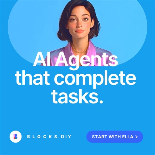 AI agents that actually get work done. Schedule meetings, analyze data, send emails, update systems. Built into your work apps. | Blocks - Your dream work tools