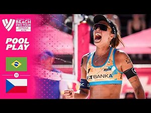 Thamela/Victoria vs. Svozilova/Stochlova - Pool Play Highlights | Ostrava 2026 #BeachProTour