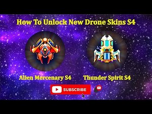 Galaxy Attack: Alien Shooter | How To Unlock New Drone Skins Review | By Apache gamers