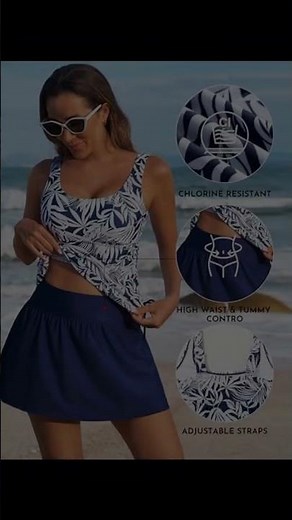 Aleumdr Womens Tankini Bathing Suits