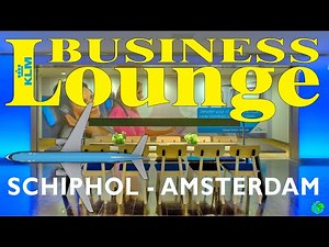 A Look Inside! KLM Crown Business Lounge 52 Schiphol Amsterdam