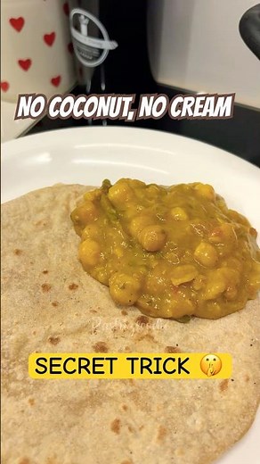Easy Chickpea Curry 😍 No Coconut, No Cream | Pressure Cooker Recipe #Shorts #kadalacurry