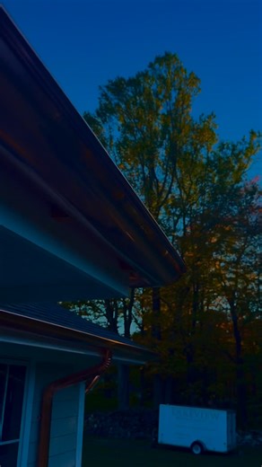 I like to call this gutter system half moon gutters. Only the ones with internal brackets and copper wedges. This style keeps a modern ranch style homes class while giving it a touch of sophistication. These are our 6inch half round copper gutters. Check out our website and give us a call. #georgesseamlessgutters #copper #coppergutters | Michael Franklin Belen