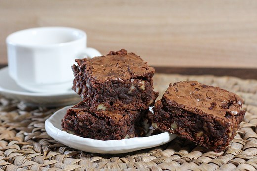 Treat Yourself to a Moist, Bittersweet, Dark Chocolate Brownie