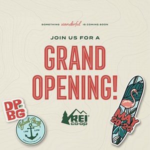 Hello! We are thrilled to announce that REI is launching its grand opening at Downtown Palm Beach Gardens on Friday May 20th!🥳 To celebrate the launch, please join us for our Grand Opening Festivities Friday–Sunday, May 20-22 We will be having events in the morning as well as in the afternoon with giveaways, music, and more! For more info be sure to check out this link and we hope to see you there! [https://www.rei.com/stores/palm-beach-gardens?msclkid=e3ebf09ecfba11eca4d6fdaa95c4b367](https://