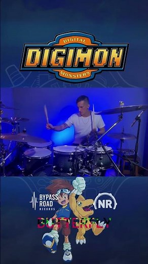 DIGIMON - BUTTER-FLY | Drum Cover By Nacho Ruiz | El Himno de los Niños Elegidos