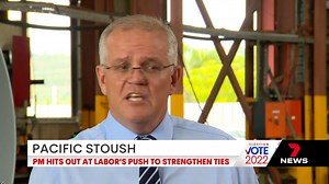 2.3K views · 38 reactions | The Solomon Islands crisis is dominating the campaign today as Labor unveiled its plan to firm up ties with the Pacific. Scott Morrison has dismissed the push instead focusing on energy prices. 7NEWS at 6pm. More local news: 7news.com.au/news/Sydney #auspol #7NEWS | 7NEWS Sydney | Facebook